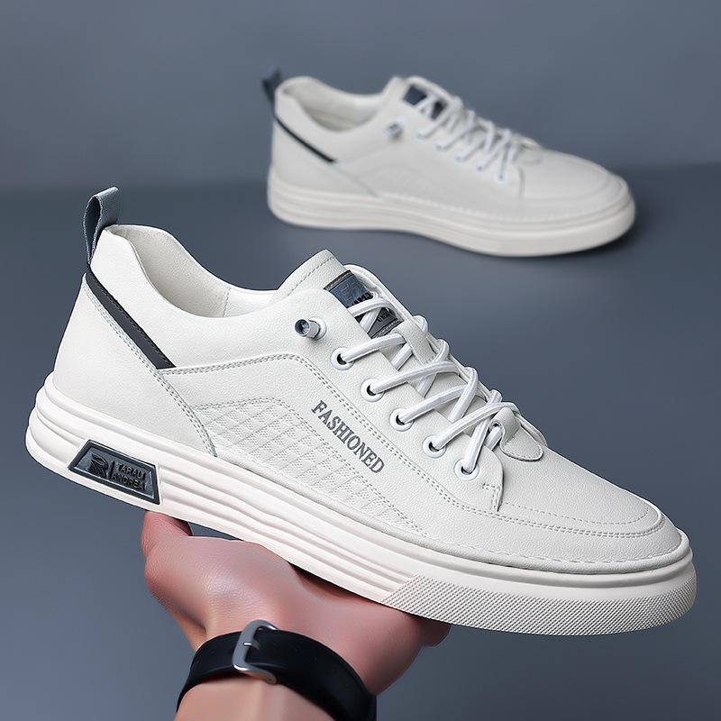 2024 autumn and winter cowhide Doudou shoes men s casual driving shoes soft sole fashion foot cover versatile sports leather board shoes 38 чорний
2024 autumn and winter cowhide Doudou shoes men s casual driving shoes soft sole fashion foot cover versatile sports leather board shoes 38 чорний