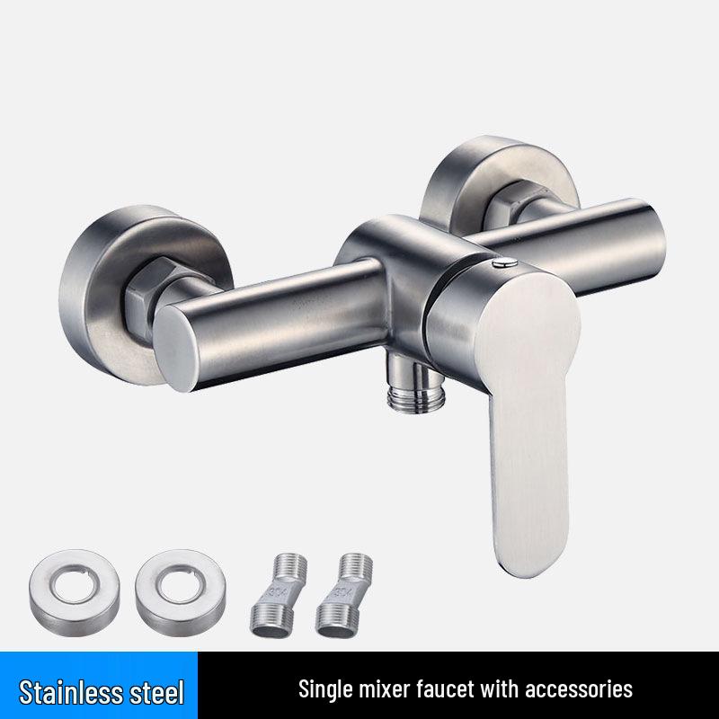 Three-Way Stainless Steel Rain Shower Head Set with Temperature Control for Home Bathrooms
Three-Way Stainless Steel Rain Shower Head Set with Temperature Control for Home Bathrooms