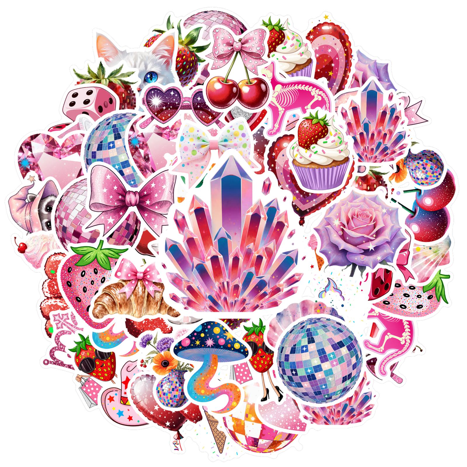 35pcs Whimsical Disco Stickers Colorful Cute Food DIY Stickers Animal Stickers For Notebook Luggage Mobile Phone Cup
35pcs Whimsical Disco Stickers Colorful Cute Food DIY Stickers Animal Stickers For Notebook Luggage Mobile Phone Cup