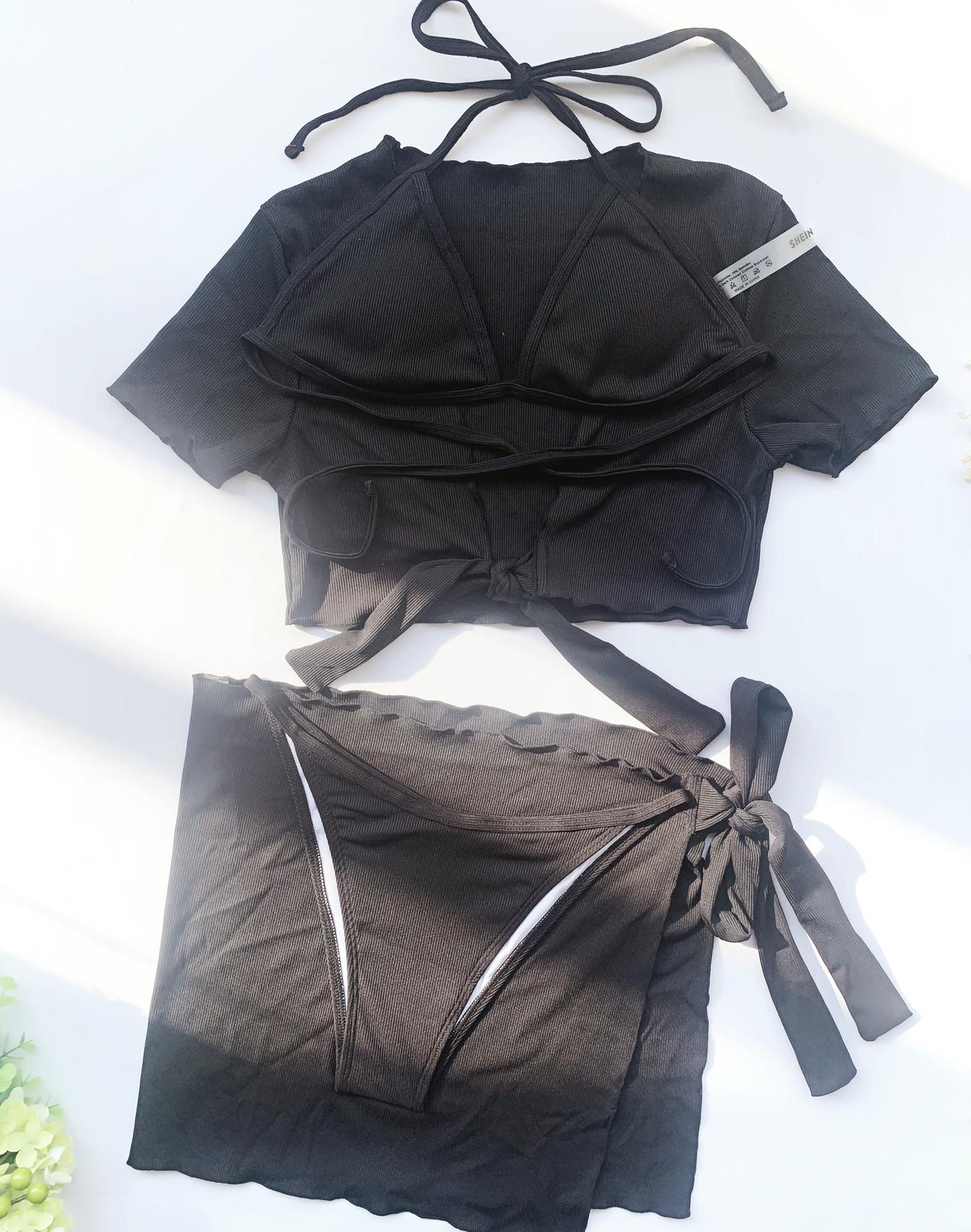 4 упаковки жіночих літніх купальних костюмів із завищеною талією та зав’язками на зав’язках M
4 упаковки жіночих літніх купальних костюмів із завищеною талією та зав’язками на зав’язках M