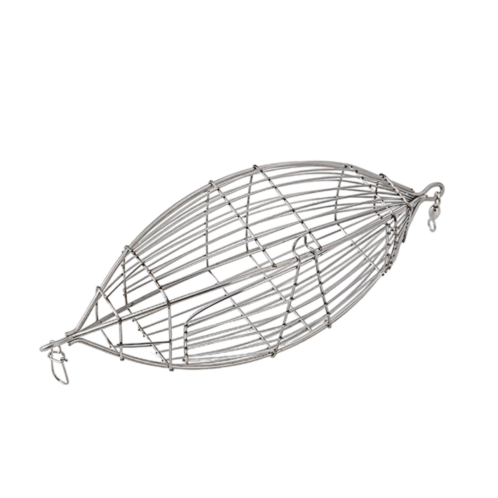 Fishing Baits Cage Stainless Steel Fishing Trap Cage Feeder Holder Feeding Basket for Coarse Baits Sea Fishing Accessory XL
Fishing Baits Cage Stainless Steel Fishing Trap Cage Feeder Holder Feeding Basket for Coarse Baits Sea Fishing Accessory XL