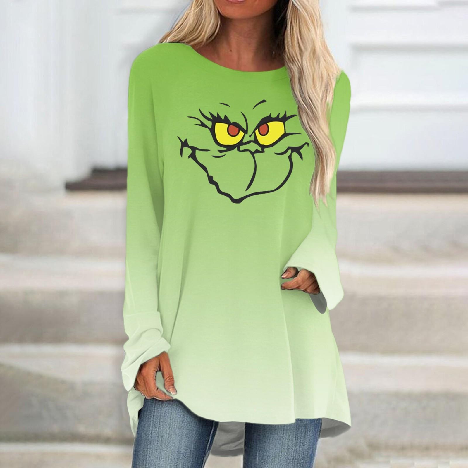Модная женская повседневная футболка больших размеров с длинными рукавами и круглым вырезом с принтом XXL светло-зеленый
Модная женская повседневная футболка больших размеров с длинными рукавами и круглым вырезом с принтом XXL светло-зеленый