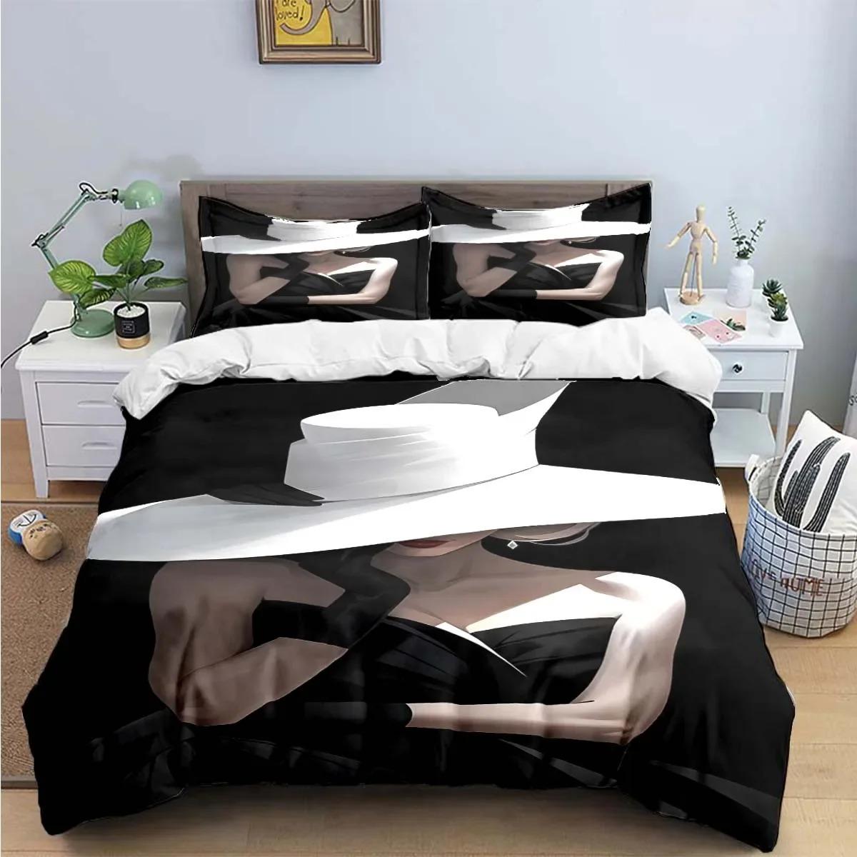 Fashion New Woman Sexy Black White Print Bedding Set Duvet Cover Comforter Luxury Gift Bed Supplies EU single(135x200cm)
Fashion New Woman Sexy Black White Print Bedding Set Duvet Cover Comforter Luxury Gift Bed Supplies EU single(135x200cm)