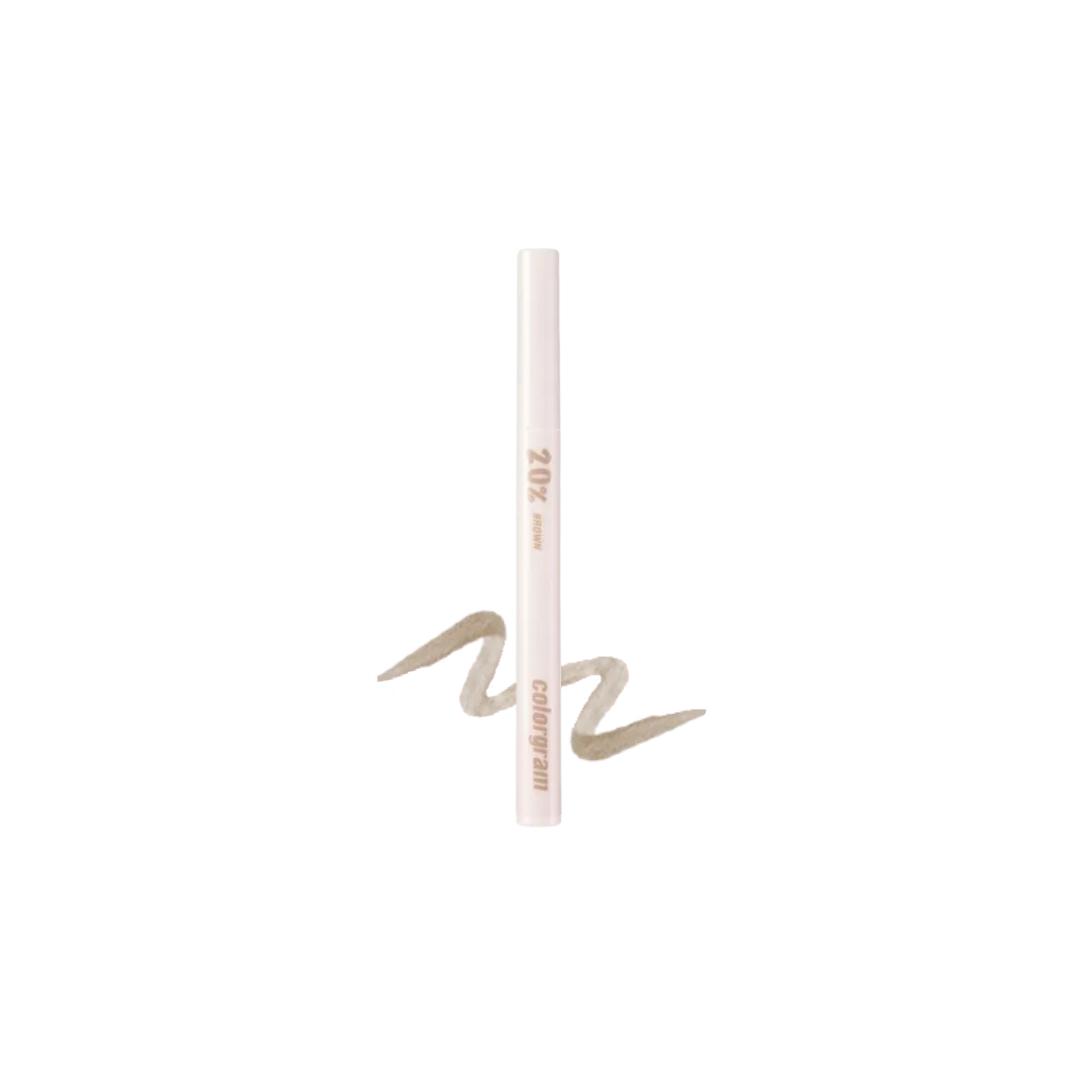 Colorgram Shade Re-Forming Brush Liner #01 20% Brown 0.5 g - brązowy eyeliner w pisaku
Colorgram Shade Re-Forming Brush Liner #01 20% Brown 0.5 g - brązowy eyeliner w pisaku