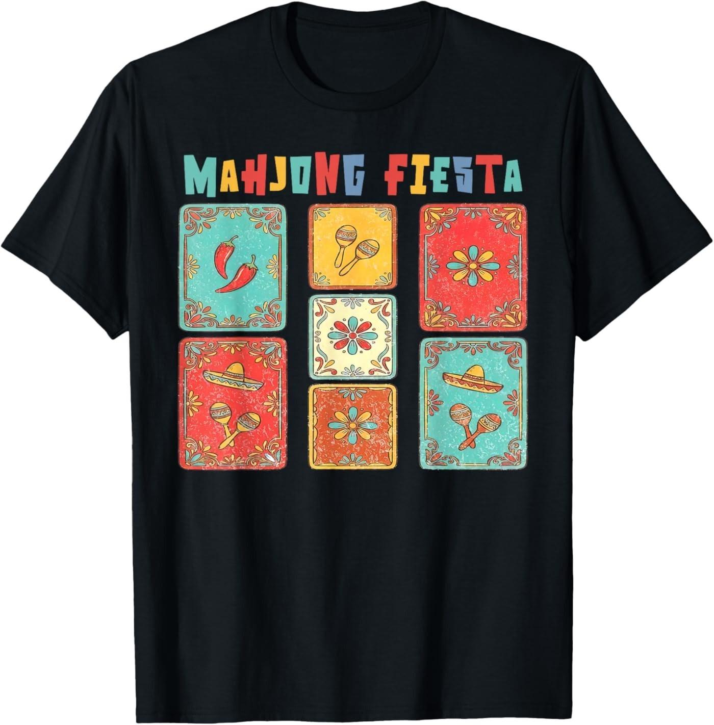 Cinco de Mayo Mahjong Tiles Mexican Player Chinese Tile Game T-Shirt 5XL різнокольоровий
Cinco de Mayo Mahjong Tiles Mexican Player Chinese Tile Game T-Shirt 5XL різнокольоровий