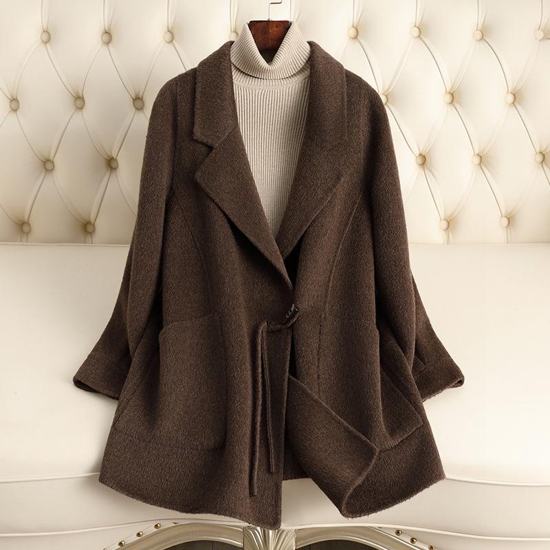 Women s Fashion Cashmere Wool Coat - Autumn/Winter 2024 Collection, Double-Faced, Loose Fit, Chic Small Crowd Design S (100~120)
Women s Fashion Cashmere Wool Coat - Autumn/Winter 2024 Collection, Double-Faced, Loose Fit, Chic Small Crowd Design S (100~120)