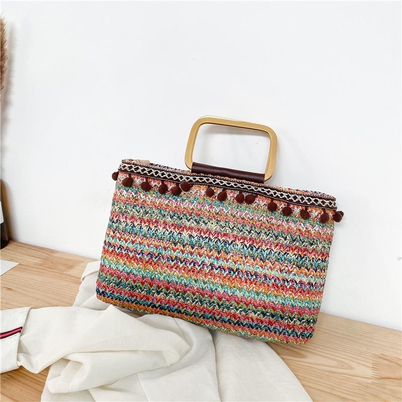 IELGY Женская соломенная корзина для овощей в этническом стиле, большая вместимость, цветная кружевная сумочка с кисточками
IELGY Женская соломенная корзина для овощей в этническом стиле, большая вместимость, цветная кружевная сумочка с кисточками