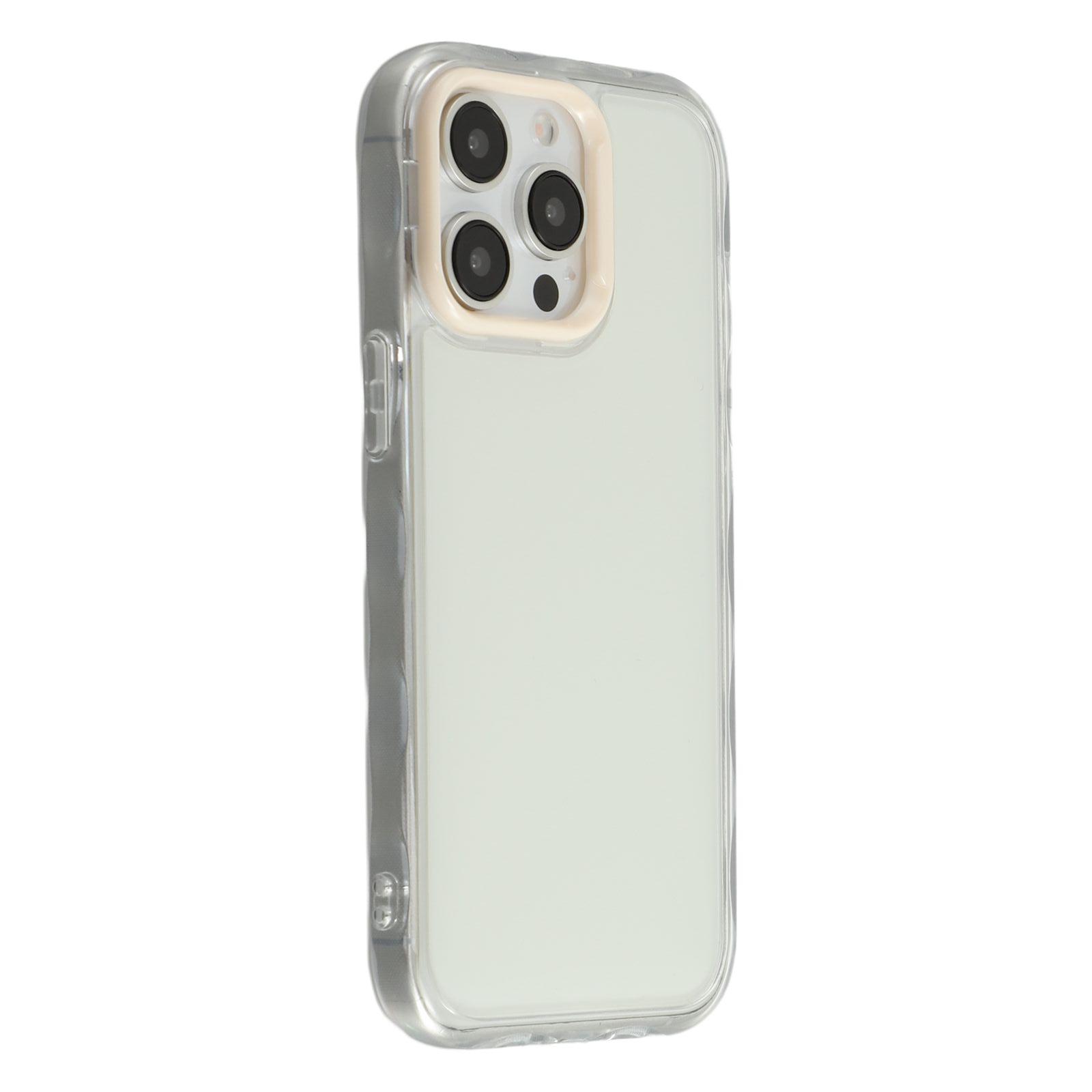 For iPhone 14 Pro Case Inner Wave Pattern TPU+Acrylic Phone Cover Beige
For iPhone 14 Pro Case Inner Wave Pattern TPU+Acrylic Phone Cover Beige