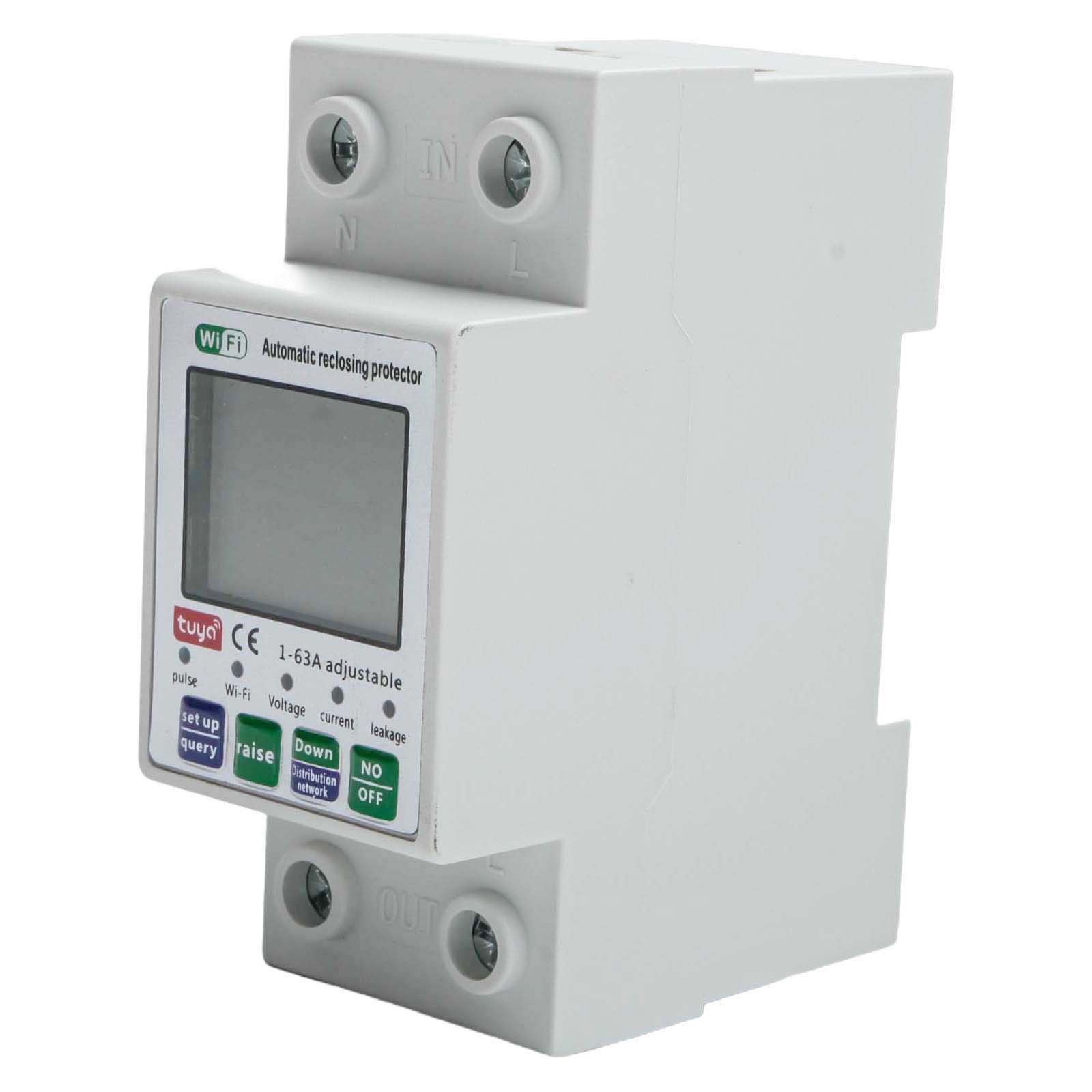 AC80-300V Breaker Rated Current 1-63A Current Breaker Automated Recovery Digital LCD Display Mobilephone APP Control China Mainland
AC80-300V Breaker Rated Current 1-63A Current Breaker Automated Recovery Digital LCD Display Mobilephone APP Control China Mainland