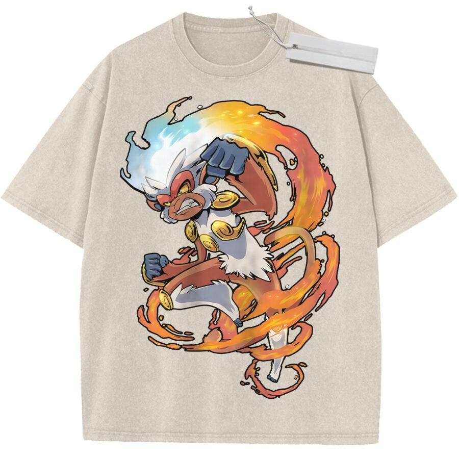 Unisex Beige Washed Vintage T Shirt Pokemon Infernape Flame Style High Quality Fabric for Casual Shopping M
Unisex Beige Washed Vintage T Shirt Pokemon Infernape Flame Style High Quality Fabric for Casual Shopping M