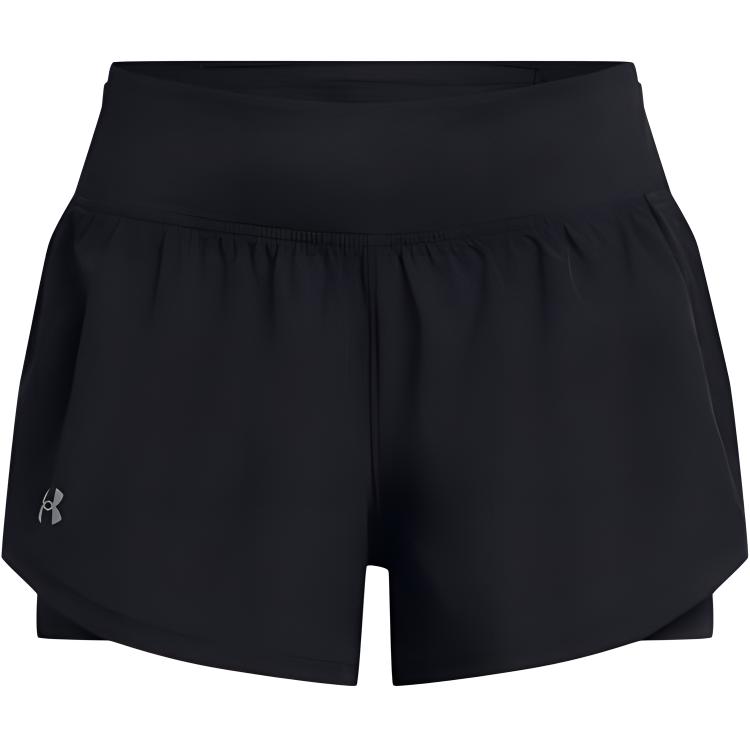 Under Armour Speed Pocket Two-In-One Logo Print Elastic Mid-Waist Sports Shorts Women shorts Black 1383165-001 S
Under Armour Speed Pocket Two-In-One Logo Print Elastic Mid-Waist Sports Shorts Women shorts Black 1383165-001 S