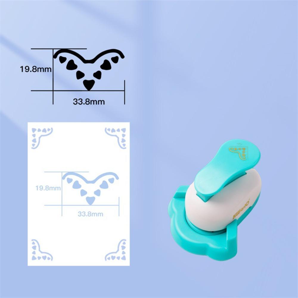 Handmade Paper Decor Embossing Machine Multi-Pattern Corner Embossing Device DIY Scrapbooking Heart
Handmade Paper Decor Embossing Machine Multi-Pattern Corner Embossing Device DIY Scrapbooking Heart
