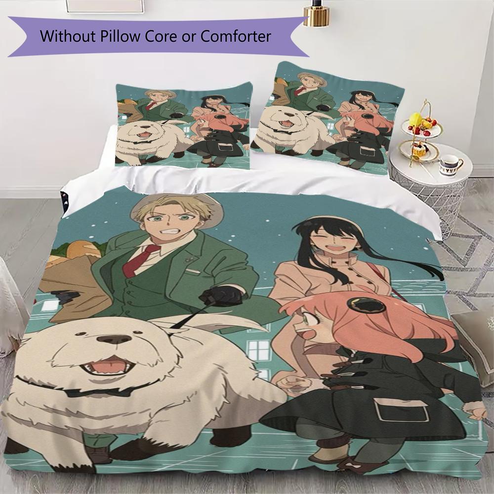 SPY×FAMILY Pattern Bedding uilt Set uilt Cover Pillowcase Home Decoration Birthday Gift (1 * duvet cover + 2 * pillowcase without core) 135x200cm
SPY×FAMILY Pattern Bedding uilt Set uilt Cover Pillowcase Home Decoration Birthday Gift (1 * duvet cover + 2 * pillowcase without core) 135x200cm