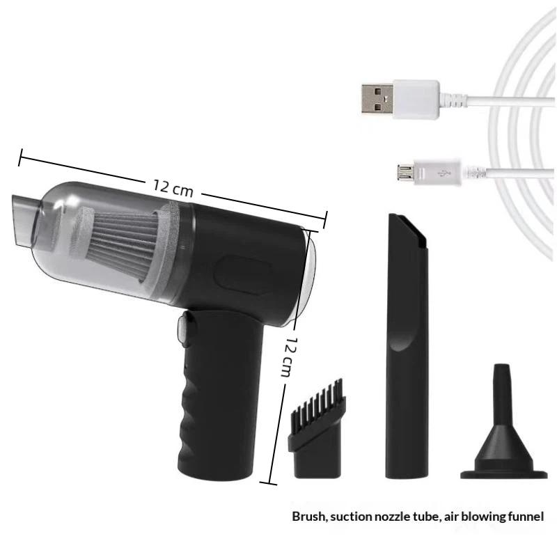 Wireless Car Vacuum Cleaner Quick Charge Portable High-Power Suction Cleaning Appliance Mini Wet and Dry Dual-use Vacuum Cleaner чорний
Wireless Car Vacuum Cleaner Quick Charge Portable High-Power Suction Cleaning Appliance Mini Wet and Dry Dual-use Vacuum Cleaner чорний