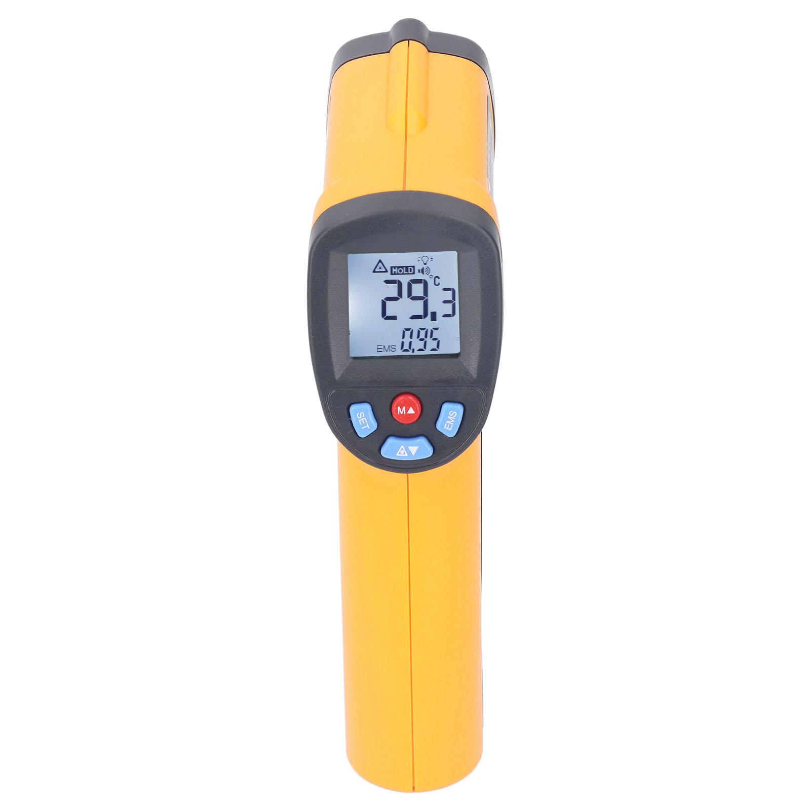 Инфракрасный термометр-пистолет с высокой точностью цифровой ручной прибор для приготовления пищи, промышленного нагревания
Инфракрасный термометр-пистолет с высокой точностью цифровой ручной прибор для приготовления пищи, промышленного нагревания