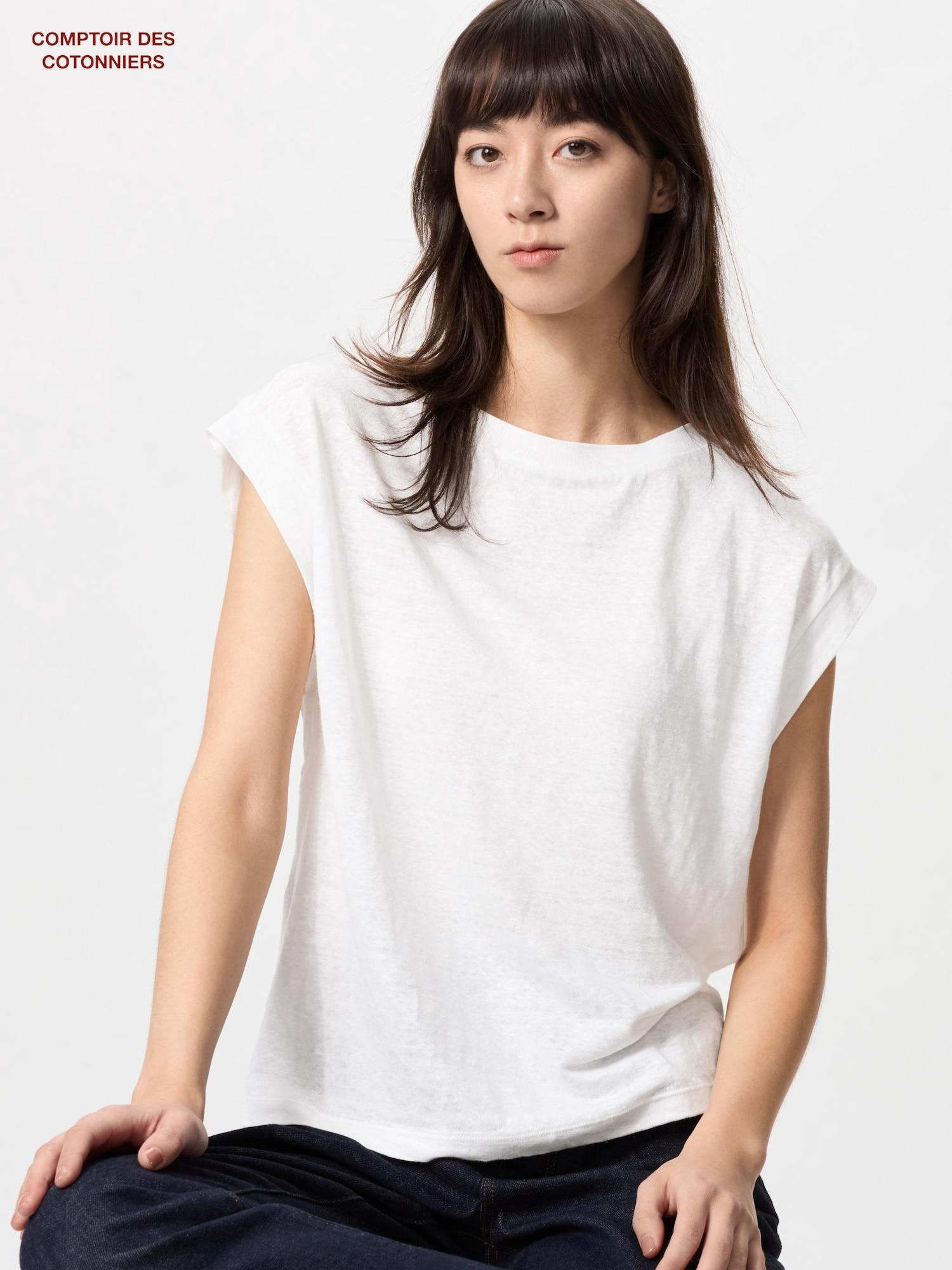 Футболка Uniqlo Japan Linen с французским рукавом, свободного кроя 01 OFF WHITE/XL
Футболка Uniqlo Japan Linen с французским рукавом, свободного кроя 01 OFF WHITE/XL