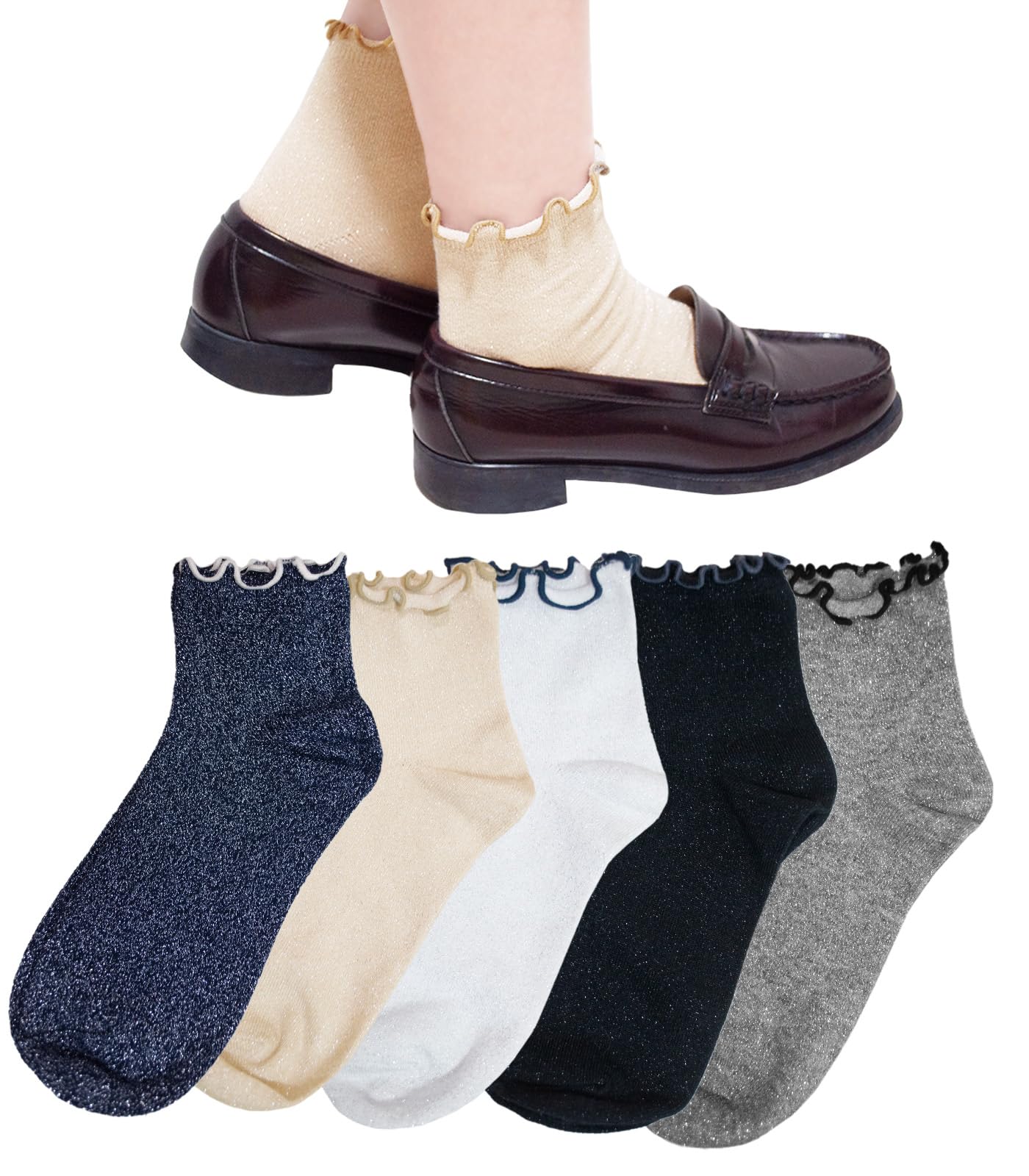 Chica Hurra Socks 2 Pair Set Plain Mellow Bicolor Crew Length Crew Socks Shoes Socks Cute Thin Ladies Mellow Ruffles Thin Adults Boxed Mellow Wide
Chica Hurra Socks 2 Pair Set Plain Mellow Bicolor Crew Length Crew Socks Shoes Socks Cute Thin Ladies Mellow Ruffles Thin Adults Boxed Mellow Wide