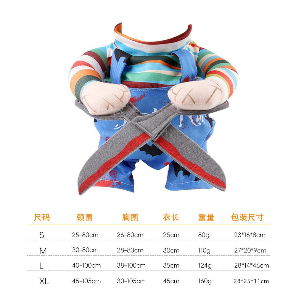 New Scissors Hand Pet Transformation Halloween Cat Decoration Atmosphere Costume Pet Cosplay Costume XL
New Scissors Hand Pet Transformation Halloween Cat Decoration Atmosphere Costume Pet Cosplay Costume XL