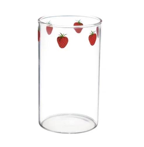 300ml Strawberry Cute Glass Cup With Straw Creative Transparent Water Cup Student Milk Heat Resistant Glass Nana 201-300ml
300ml Strawberry Cute Glass Cup With Straw Creative Transparent Water Cup Student Milk Heat Resistant Glass Nana 201-300ml