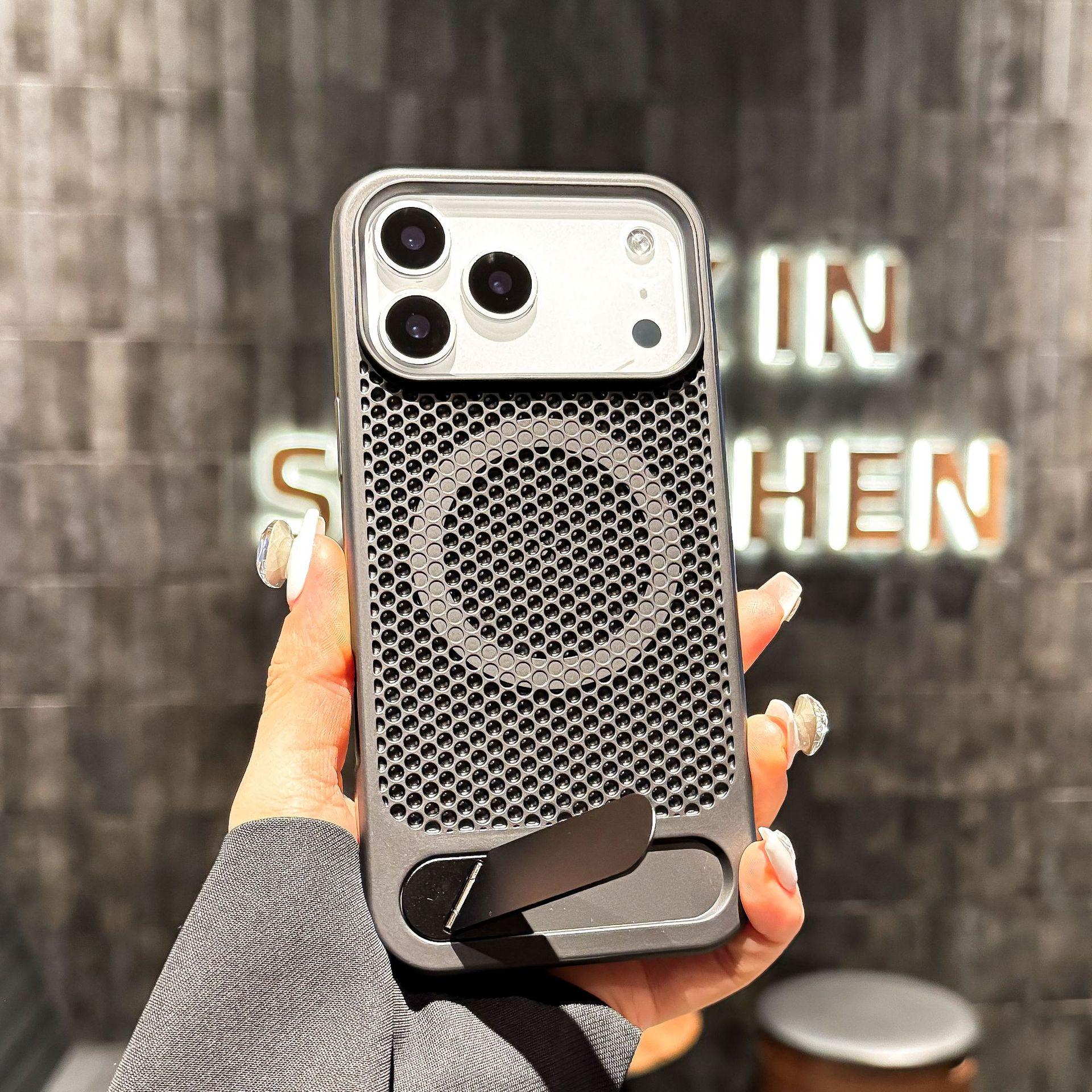 Apple 17 Pro Max Honeycomb Heat Dissipation Phone Case with Invisible Stand, Magnetic Feature, and Breathable Protective Design for iPhone 14-16 17 Air чёрный
Apple 17 Pro Max Honeycomb Heat Dissipation Phone Case with Invisible Stand, Magnetic Feature, and Breathable Protective Design for iPhone 14-16 17 Air чёрный