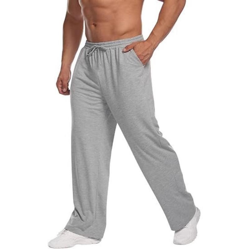 Men s Open Straight Fitness Sports Pants Casual Pants with Pockets S сірий
Men s Open Straight Fitness Sports Pants Casual Pants with Pockets S сірий