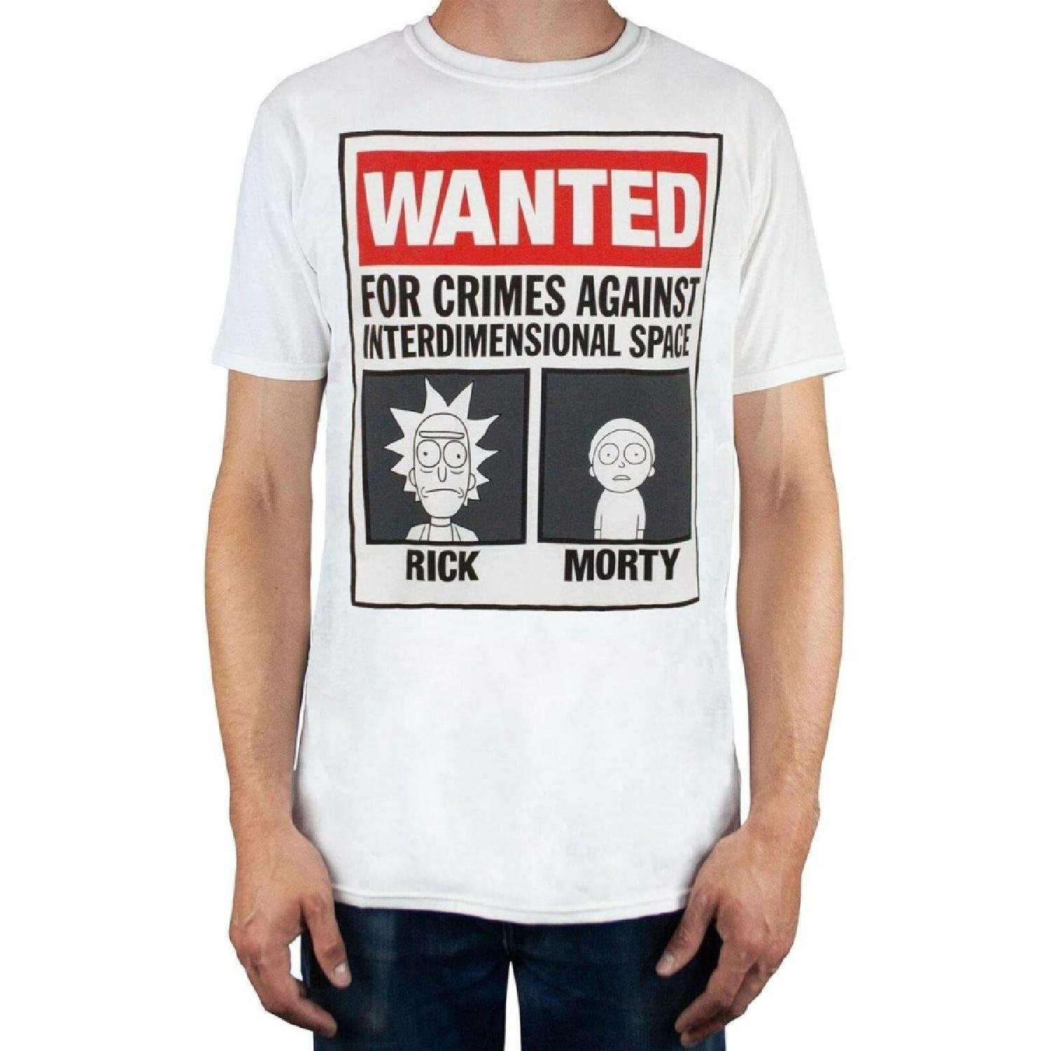 Rick and Morty T Shirt Mens _ Wanted Poster White Top _ Short Sleeve Cotton Tee X-Large XXXXXL білий
Rick and Morty T Shirt Mens _ Wanted Poster White Top _ Short Sleeve Cotton Tee X-Large XXXXXL білий