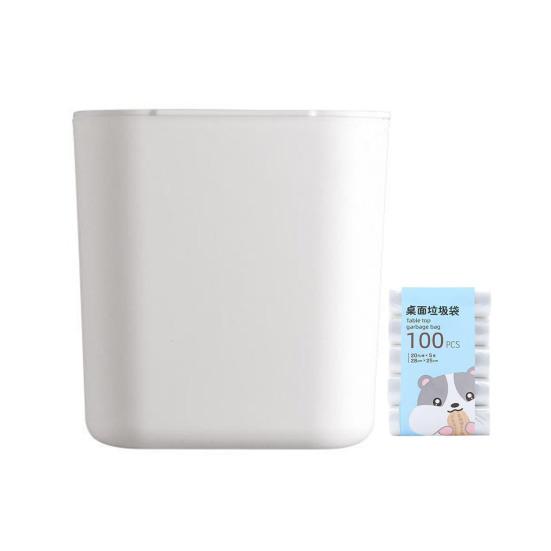 Desktop Trash Can with Flip Cover Mini Trash Bin Home Office Desk Bedside Table Plastic Waste Container 1 Set білий
Desktop Trash Can with Flip Cover Mini Trash Bin Home Office Desk Bedside Table Plastic Waste Container 1 Set білий