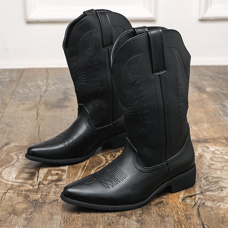 2026 New Vintage Fall/Winter Men Boots Shoes, Comfortable Stylish Pointed Toe Mid-Calf Style, Daily Wear Slip-On Boots 46 чорний
2026 New Vintage Fall/Winter Men Boots Shoes, Comfortable Stylish Pointed Toe Mid-Calf Style, Daily Wear Slip-On Boots 46 чорний