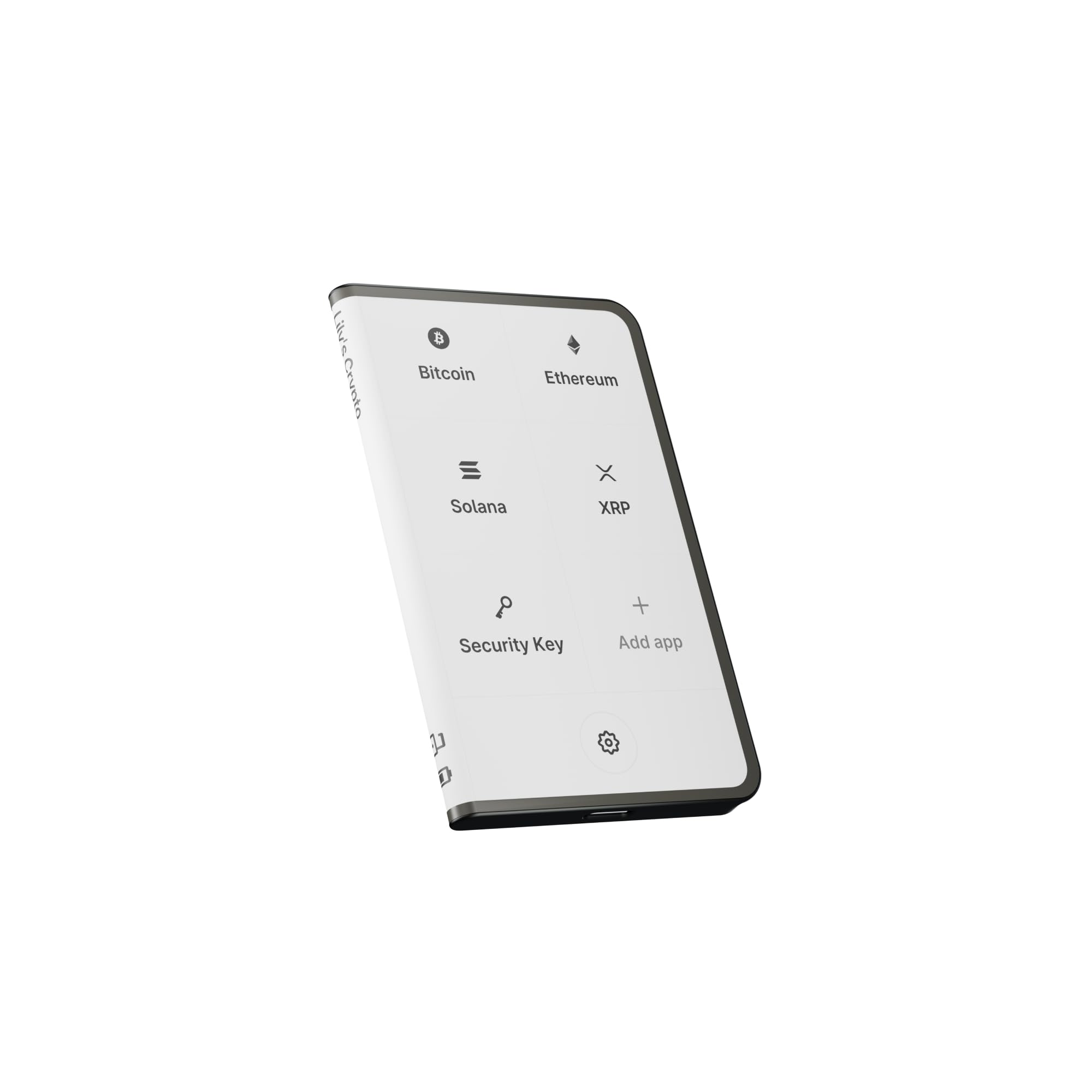 Ledger Stax. Відчуйте першу в історії вигнуту криптовалюту E Ink. Завдяки вигнутому безпечному сенсорному екрану E Ink.
Ledger Stax. Відчуйте першу в історії вигнуту криптовалюту E Ink. Завдяки вигнутому безпечному сенсорному екрану E Ink.