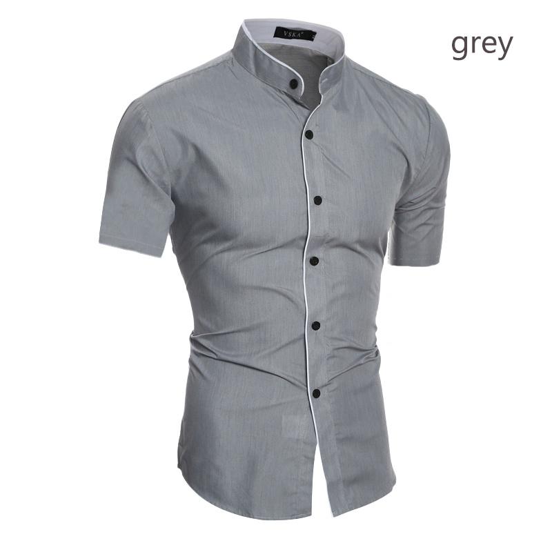 Fashion New Mens Classic Fit Dress Shirts Short Sleeve Slim Fit Button Down Shirts Solid Color Formal Casual Tops and Blouses 3XL сірий
Fashion New Mens Classic Fit Dress Shirts Short Sleeve Slim Fit Button Down Shirts Solid Color Formal Casual Tops and Blouses 3XL сірий