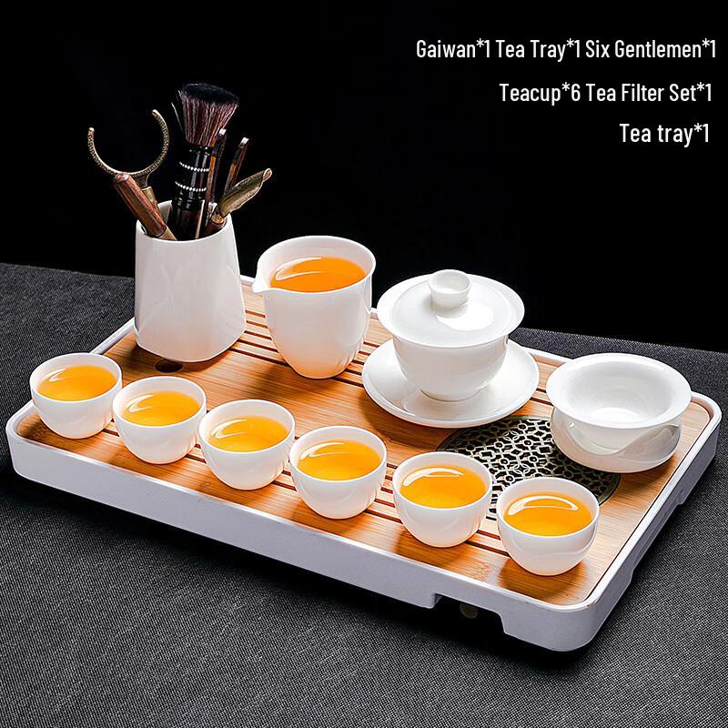 Dehua White Porcelain Kung Fu Tea Set
Dehua White Porcelain Kung Fu Tea Set