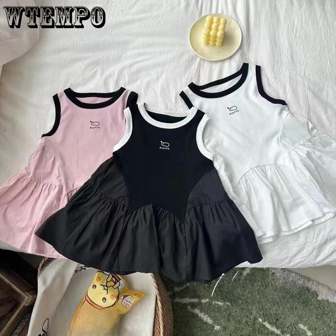 Summer Dress Children s Clothing Summer Girls Casual Girls Vest Dress Korean Spliced Dress 90 чёрный
Summer Dress Children s Clothing Summer Girls Casual Girls Vest Dress Korean Spliced Dress 90 чёрный