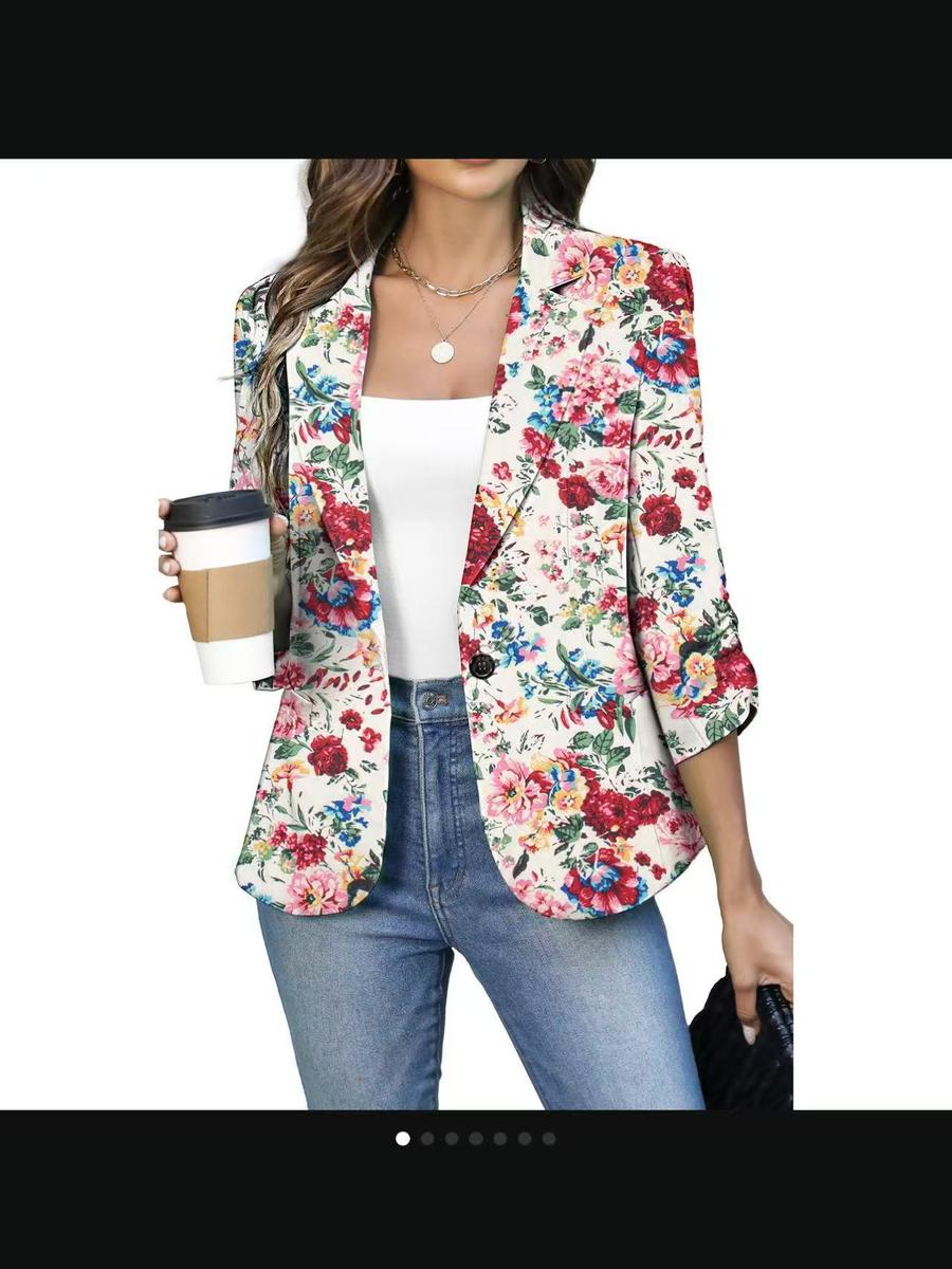 Fall Winter New Style 7/8 Wrinkle Sleeve One Button Chic Commute Suit with Lining M темний колір орхідеї
Fall Winter New Style 7/8 Wrinkle Sleeve One Button Chic Commute Suit with Lining M темний колір орхідеї