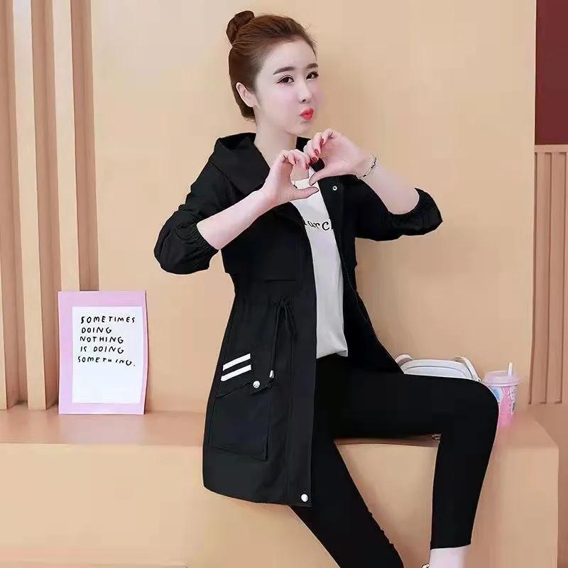 Ветровка средней длины свободного кроя: Стильная женская верхняя одежда для весны и осени S чёрный
Ветровка средней длины свободного кроя: Стильная женская верхняя одежда для весны и осени S чёрный