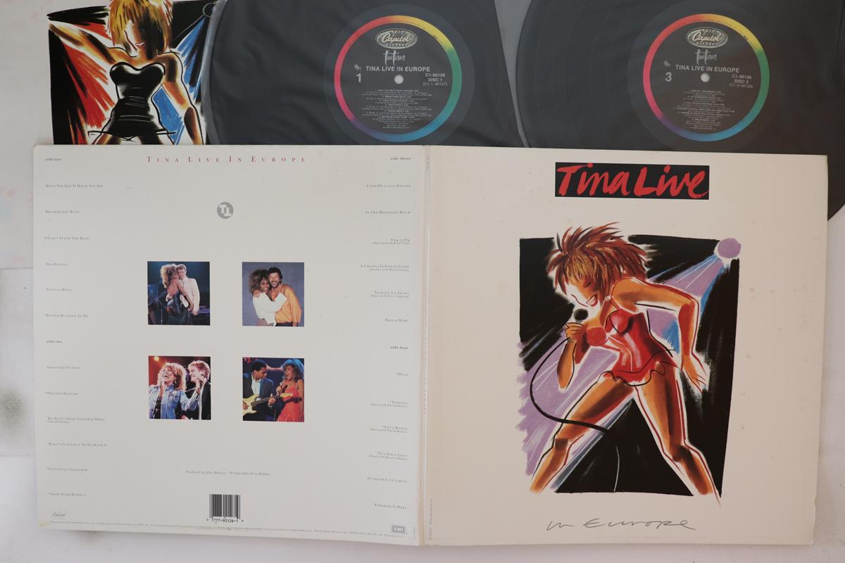 LP Record TINA TURNER - Tina Live In Europe C190126 Capitol Records 1988 US Soul/Funk Used
LP Record TINA TURNER - Tina Live In Europe C190126 Capitol Records 1988 US Soul/Funk Used