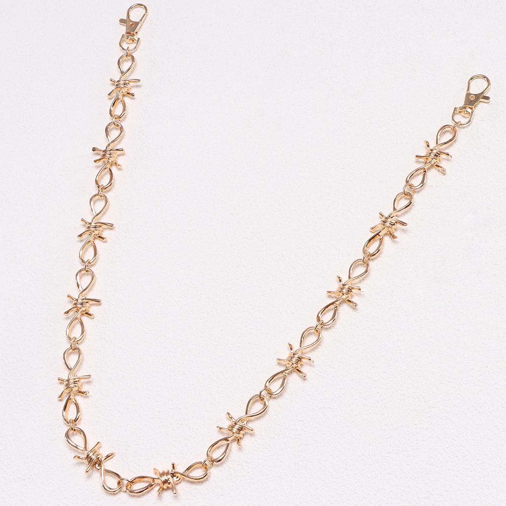 Hip Hop Thorns Waist Chain With Lobster Clasp For Men Women Street Style Accessory
Hip Hop Thorns Waist Chain With Lobster Clasp For Men Women Street Style Accessory