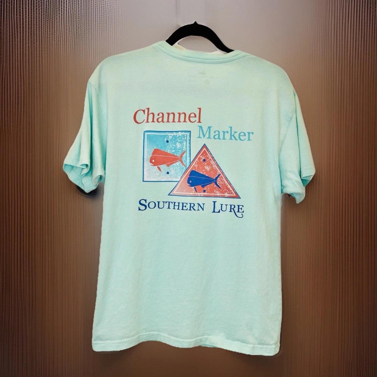 Southern Lure “Channel Marker” Graphic T-shirt - Size Medium - Mint Green 4XL
Southern Lure “Channel Marker” Graphic T-shirt - Size Medium - Mint Green 4XL