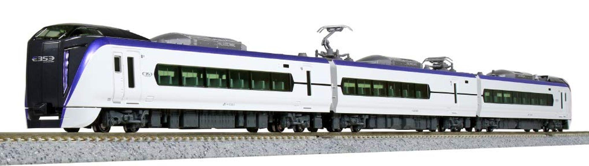 В комплект поставки серии KATO N gauge E353 входит набор для формирования Azusa/Kaiji из 3 вагонов 10-1836
В комплект поставки серии KATO N gauge E353 входит набор для формирования Azusa/Kaiji из 3 вагонов 10-1836