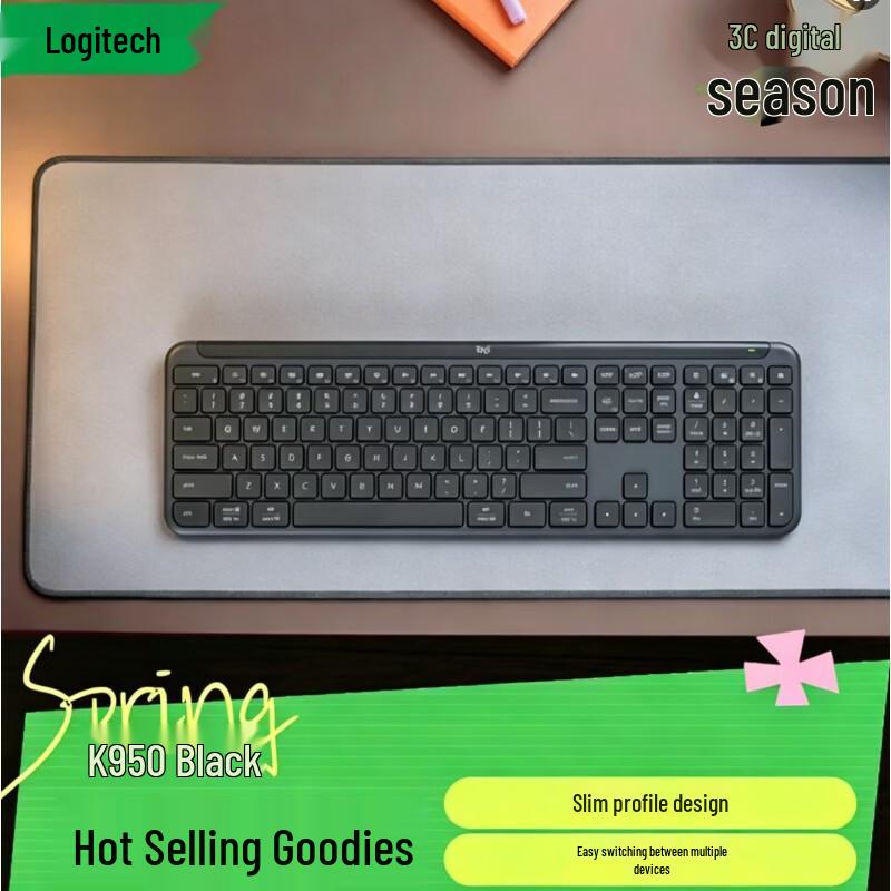 Logitech K950 Wireless Bluetooth Keyboard
Logitech K950 Wireless Bluetooth Keyboard