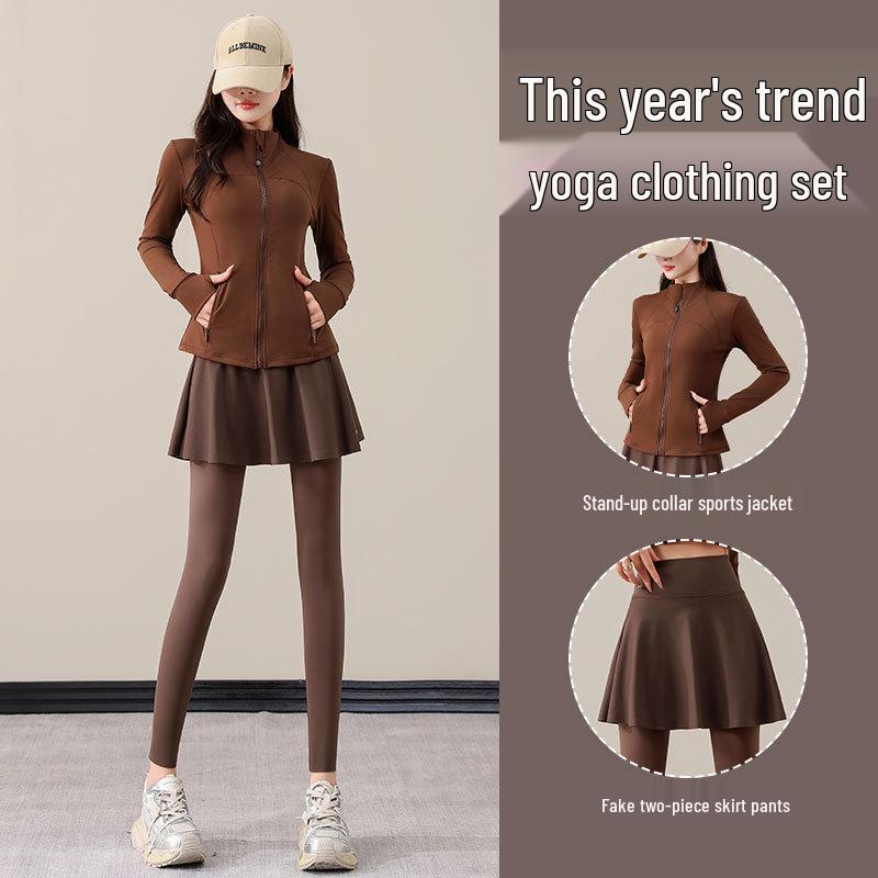 Women s Autumn/Winter 2024 Casual Sports Suit: Yoga Skirt Pants & Morning Run Outfit Large
Women s Autumn/Winter 2024 Casual Sports Suit: Yoga Skirt Pants & Morning Run Outfit Large