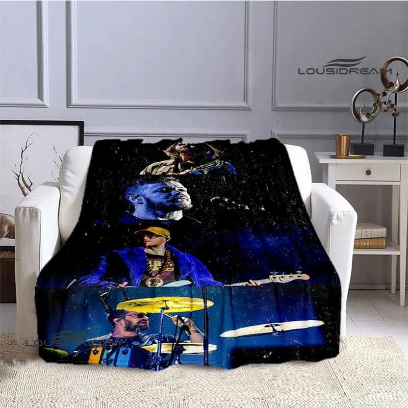 Rock Band Imagine Dragons Printed blanket flannel warm blankets bed linings Soft and comfortable blanket birthday gift 80x120cm
Rock Band Imagine Dragons Printed blanket flannel warm blankets bed linings Soft and comfortable blanket birthday gift 80x120cm