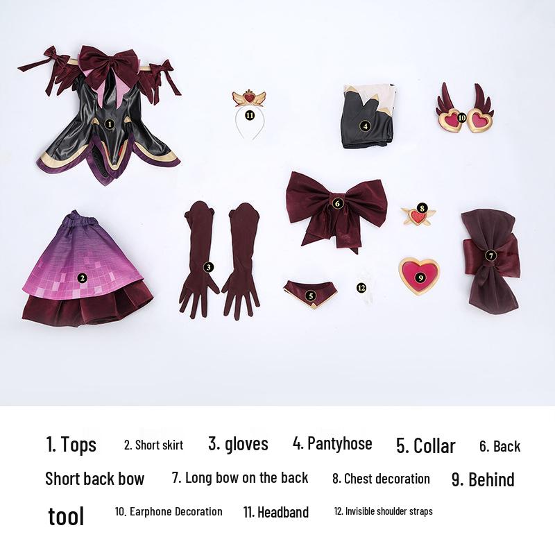 Juno Magical Girl Red Black Myth Skin Costume from Overwatch Cosplay L
Juno Magical Girl Red Black Myth Skin Costume from Overwatch Cosplay L