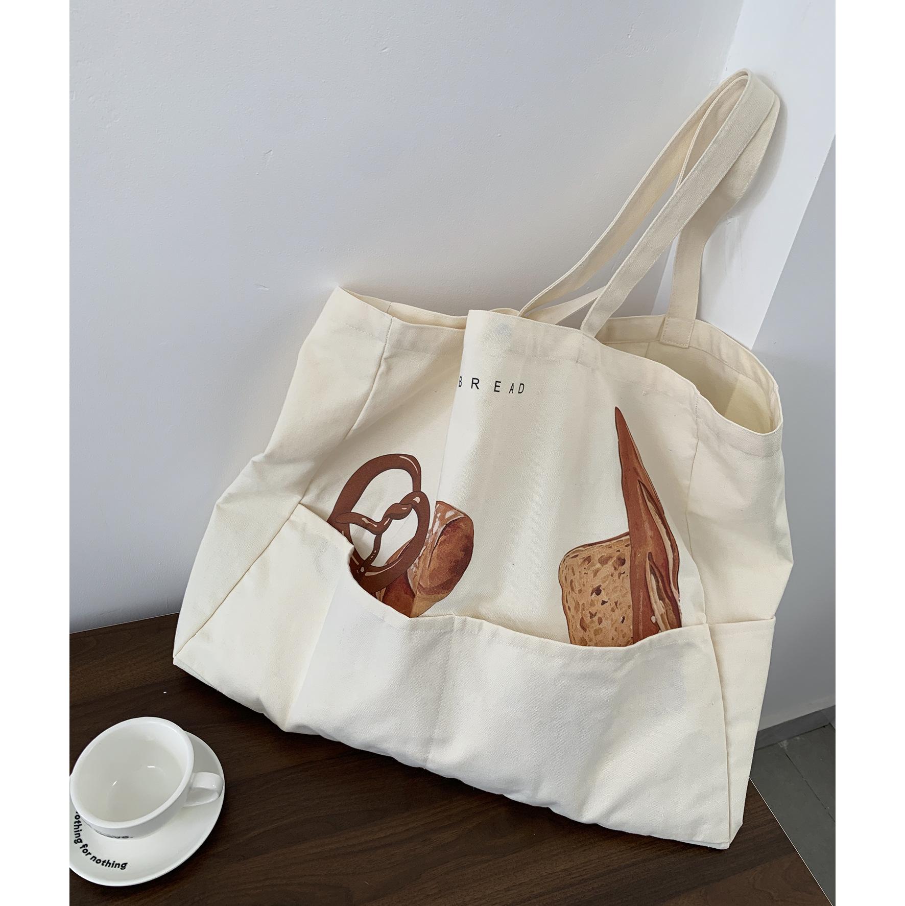 Large Capacity Women s Canvas Shoulder Bag Cute Bread Printed Female College Girls Handbags Travel Portable Female Shopping Bag бежевый
Large Capacity Women s Canvas Shoulder Bag Cute Bread Printed Female College Girls Handbags Travel Portable Female Shopping Bag бежевый