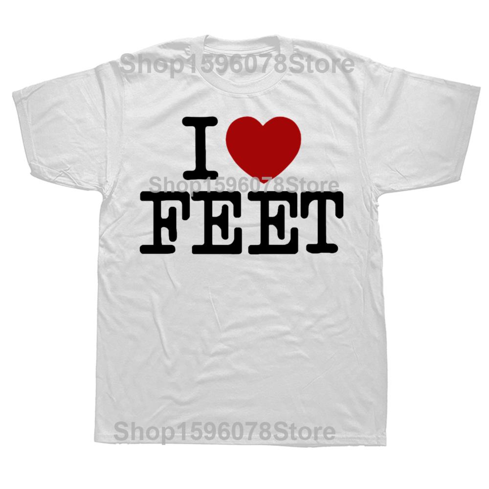 Смішні футболки з графікою I Love Feet Чоловіча Жіноча Мода Повсякденна Футболка 100% Бавовна Вільна Оверсайз Футболка для Фетишистів Стоп M
Смішні футболки з графікою I Love Feet Чоловіча Жіноча Мода Повсякденна Футболка 100% Бавовна Вільна Оверсайз Футболка для Фетишистів Стоп M