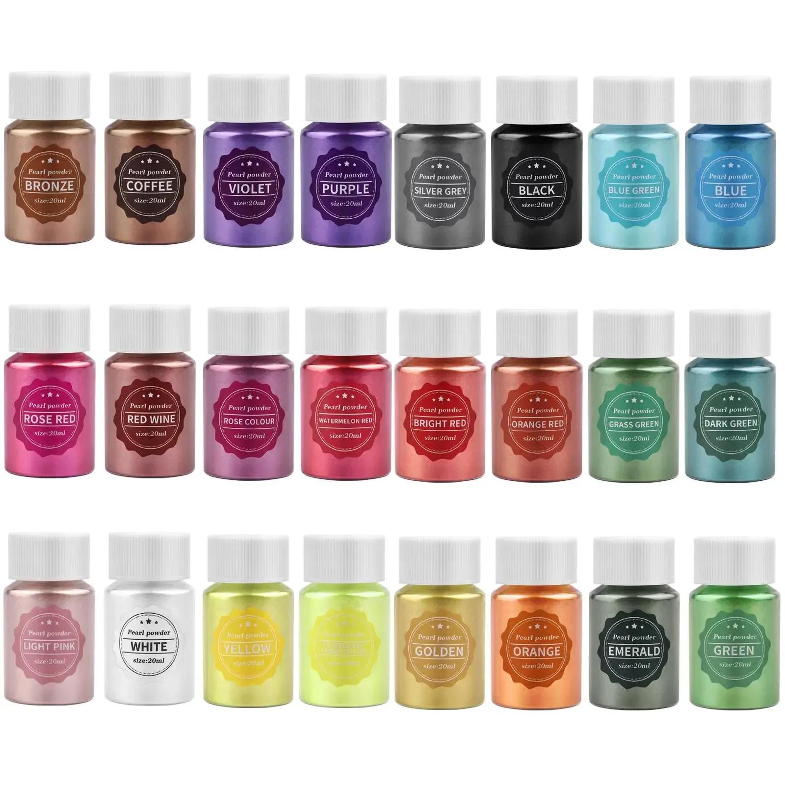 15g Mica Pearl Powder in 24 Colors for Epoxy, Soap, Candle and Jewelry Making - Natural Pigment Dyes for DIY Projects
15g Mica Pearl Powder in 24 Colors for Epoxy, Soap, Candle and Jewelry Making - Natural Pigment Dyes for DIY Projects