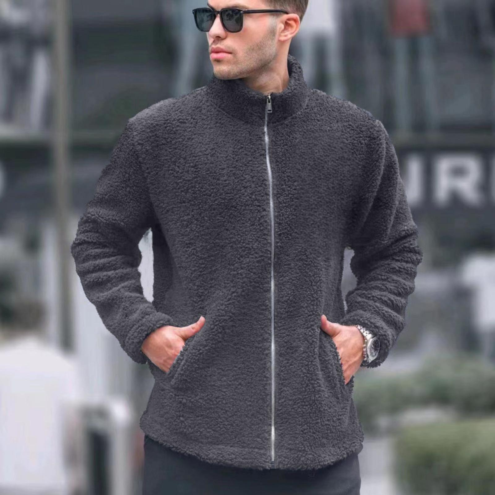 Мужская повседневная свободная куртка с воротником-стойкой, цветная, повседневная, модная, с длинными рукавами, на молнии, из флиса-бабл XL
Мужская повседневная свободная куртка с воротником-стойкой, цветная, повседневная, модная, с длинными рукавами, на молнии, из флиса-бабл XL