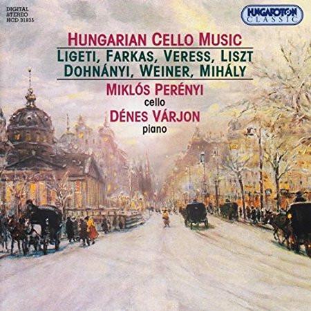 CD PERENYI DENES VARJON Hungarian Cello Music HCD31835 Hungaroton 1999 Hungary World Music Used
CD PERENYI DENES VARJON Hungarian Cello Music HCD31835 Hungaroton 1999 Hungary World Music Used