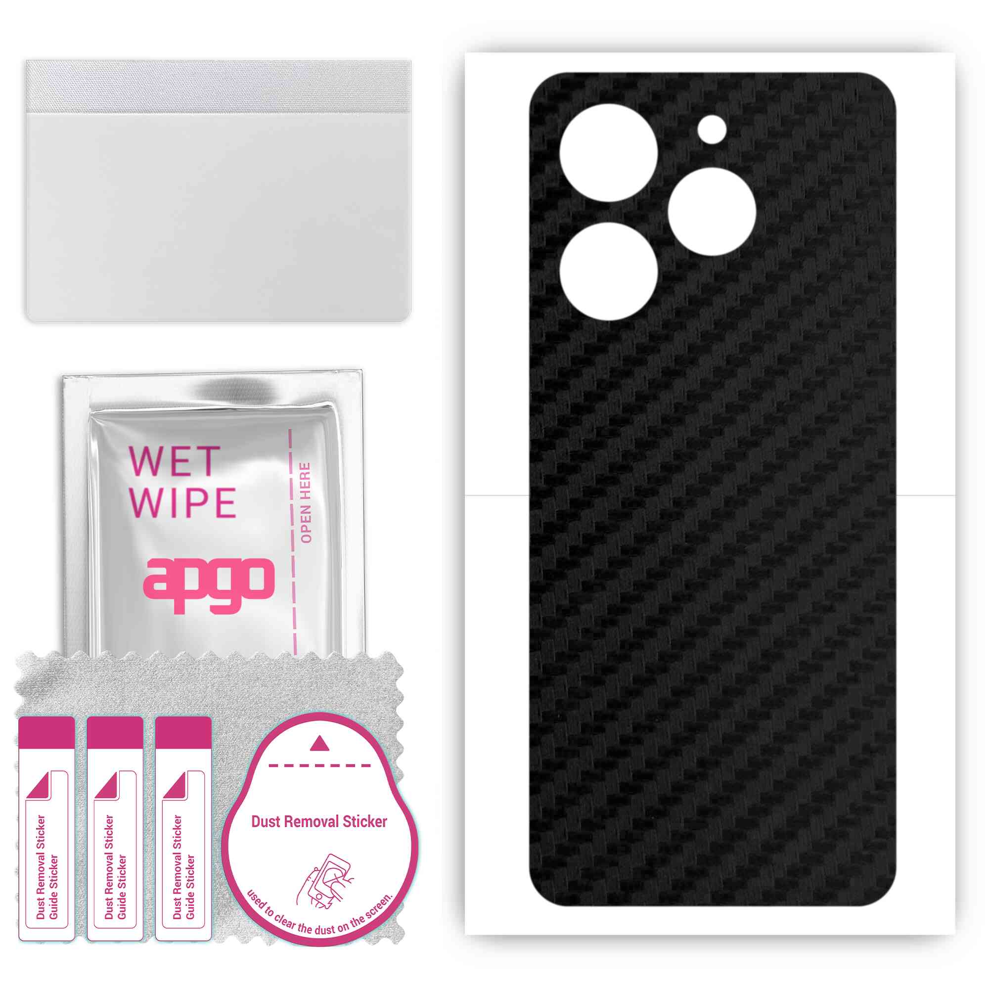 apgo Protective Skin Sticker for the back compatible with Tecno Spark 10 Pro, Wrap Film, Foil, Vinyl - Pattern Carbon Black
apgo Protective Skin Sticker for the back compatible with Tecno Spark 10 Pro, Wrap Film, Foil, Vinyl - Pattern Carbon Black