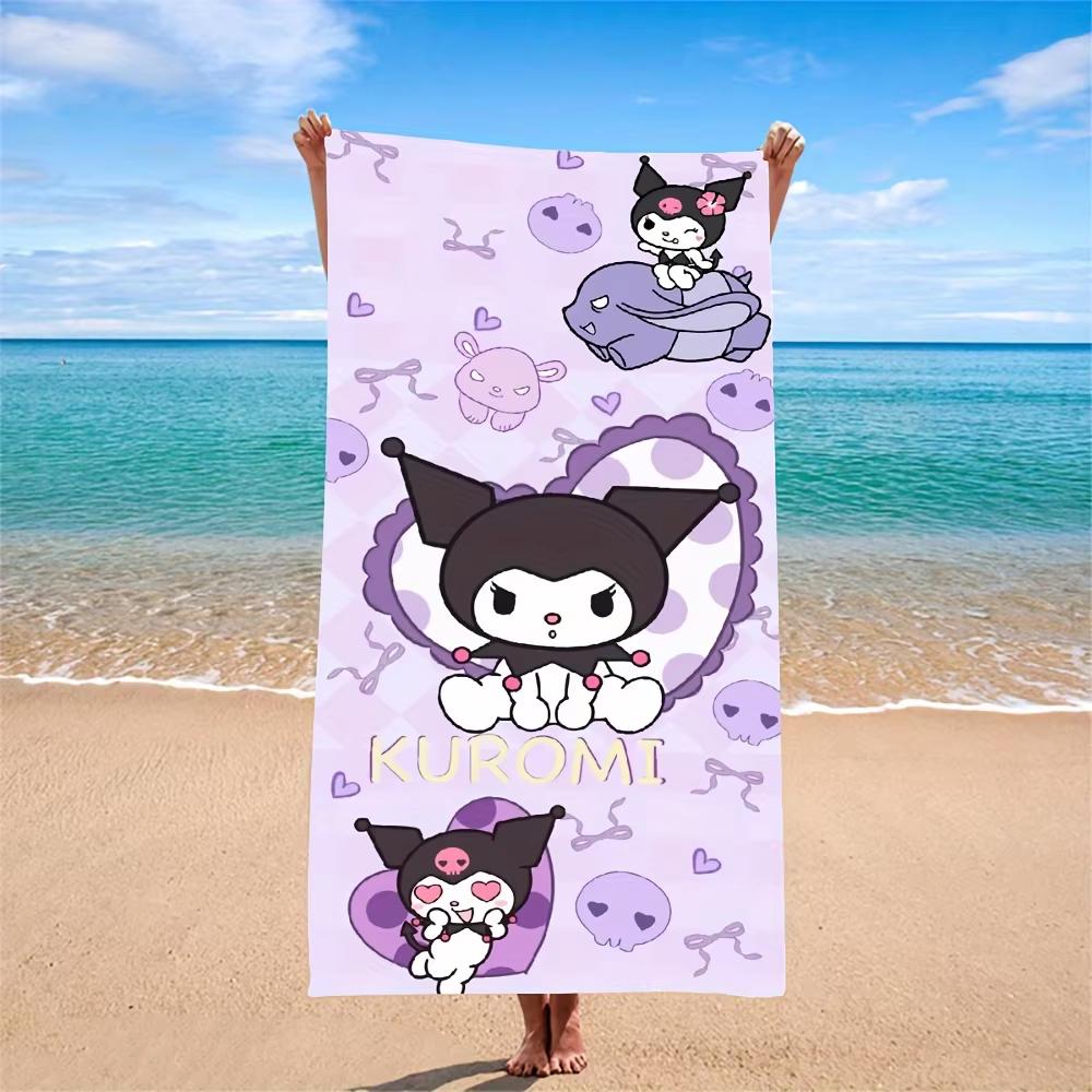 Kuromi Themed Beach Towel | Flat Printed Quick-Dry Swim Towel & Beach Mat, Unisex for Beach, Pool & Travel W30*H60(CM)
Kuromi Themed Beach Towel | Flat Printed Quick-Dry Swim Towel & Beach Mat, Unisex for Beach, Pool & Travel W30*H60(CM)