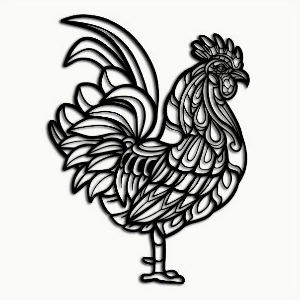 Rustic Metal Rooster Wall Art Sculpture, 15.74 x 11.81 . Custom Size (Contact Us)
Rustic Metal Rooster Wall Art Sculpture, 15.74 x 11.81 . Custom Size (Contact Us)
